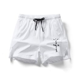 Men's Shorts Harajuku Graphic Printed Ice Short Swim Gym Male Basketball Clothing Japanese Trunks Oversize Pant Summer Off White 230703