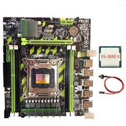 Motherboards X79 Computer Motherboard M.2 Interface Set LGA2011 With E5 2650 V2 CPU Switch Cable Support RECC DDR3 RAM