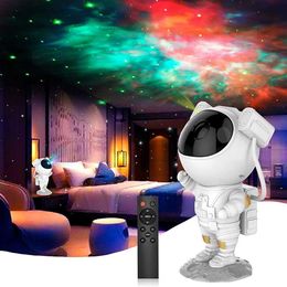 Lights 2022 Star Projector Galaxy Starry Sky LED Rotating Night Light Colorful Nebula Cloud Lamp Atmospher Bedroom Home Decor HKD230704