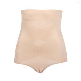 Women's Shapers Soft Triangle Breathable High Waist Women Knickers Body Shape Solid Slim Comfortable Daily Thin Tummy Tight Postpartum