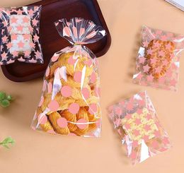 Gift Wrap 100pcs/Lot 13x21 Transparent Bread Plastic Bag Toast Packaging Baking Biscuit