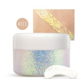 Eye Shadow One Two Cosmetics Body Glitter Gel For Face Hair And Lips Colour Dragon Highlighter Eyeshadow Curd In Light 230703