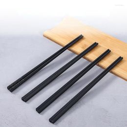 Chopsticks 1 Pair Alloy Non-Slip Sushi Chop Sticks Set Chinese Style Tableware Home Kitchen Palillos