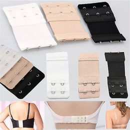 Elastic Soft Women's Bra Extenders Nylon Clasp Extension Stap 1 2 3 4 row 9pcs pack 10packs lot330w