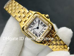 New Luxury Diamond Ladies watch Swiss Quartz Designer Women Watches 18K Gold Stainless Steel Wristwatches Sapphire Crystal Waterproof