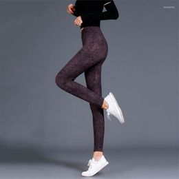 Women's Leggings Fashion Super Soft Milk Silk Jeans Print Fitness Sexy Silm Leggins Ankle Length Trouser For Women