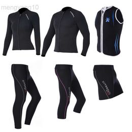 Wetsuits Drysuits Dive Sail Wetsuit Tops or Bottoms 1.5mm 2mm 3mm Neoprene Wetsuits Jacket Pants Shorts Capris Thermal Swimsuit Dive Suits HKD230704