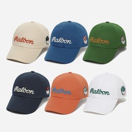 Malbon orange golf cap - Unisex Outdoor Fisherman's Hat for Summer, Trendy White Baseball Cap for Men and Women - Style 230704