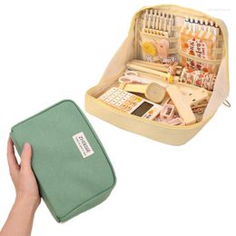 Kawaii Pen Bag Pencil Cases Large Capacity Bags Pouch Holder Box For Office Student Stationery Organizer School Supplies