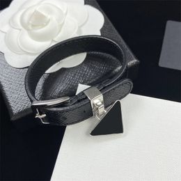 Fashion Designer Bracelet For Men Women Leather Gold Bracelets Luxury Jewelry Gift Brand Nail Bracelet Hand Strap With Box