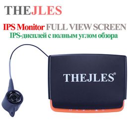 Fish Finder THEJLES Video Fish Finder For Winter Fishing With 4.3" IPS LCD Monitor 20M Cable Underwater Camera Have 8PCS LED Night Vision HKD230703
