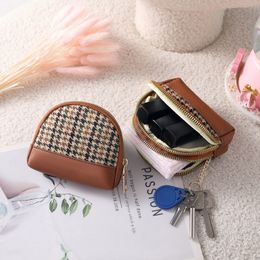 Vintage Coin Bags Fabric Coin Purse Women Double Zipper Small Wallet Key Pouch Travel Card Holder Fashion Female