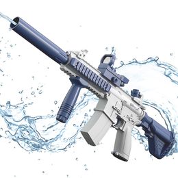 Gun Toys Electric Water Gun Glock Pistol Shooting Long Distance Toy Summer Water Beach Toy For Kids Children Boys Girls Adults 230703