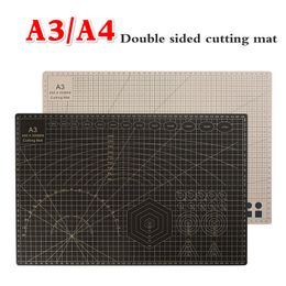 Cutting Mat A3A4 Double Sided Cutting Mat Black Cutting Board Patchwork Cut Pad Patchwork Tools DIY Tool Art Cutting Mats Patchwork Tools 230703