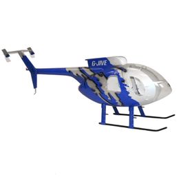 Aircraft Modle 470 Size MD500E RC Helicopter Scale Fuselage Glass Fibre Shell with Pointed Nose Cover 230703