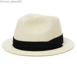 Stingy Brim Hats Stingy Brim Hats 60cm Summer Fedora Short Brim Straw Hat Men Women Sun Hat Big Size Big Head Trilby Hats Z230704