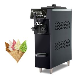 LINBOSS Commercial ice cream machine street cold drink shop stainless steel soft icecream machine Pre cooling system