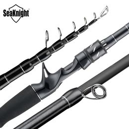 Boat Fishing Rods SeaKnight Sange II 2.1M 2.4M Carbon Rod Telescopic Lure Fishing Rod Casting Spinning Rod Travel Rod 7-25g 10-30g Fishing M MH 230703