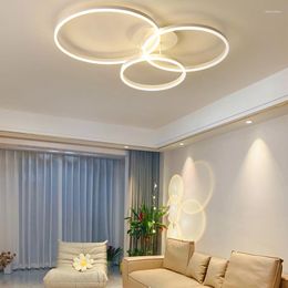 Ceiling Lights Modern LED Circle Light Minimalist Nordic Bedroom Lamp Atmospheric Living Room Lantern Home Life Indoor Luminaires