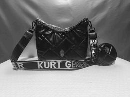 Kurt Geiger London New Eagle Head Bag Women's Curved Moon Solid Bag