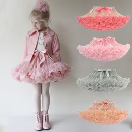 Clothing Sets Drop Baby Girls Tutu Skirt Fluffy Children Ballet Kids Pettiskirt Girl Skirts Princess Tulle Party Dance 230704