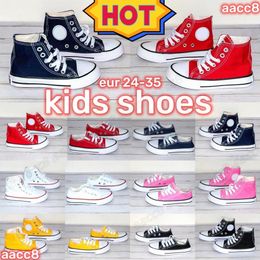 kids shoes 1970s Classic Canvas casual platform Hi Ivory black red Reconstructed Slam Jam Triple Black White High Low sgE3 q2P4#