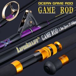Boat Fishing Rods Lurekiller High Carbon strong power strengthen guides BIG GAME rod trolling 37 64kgs 1 80m boat 230704