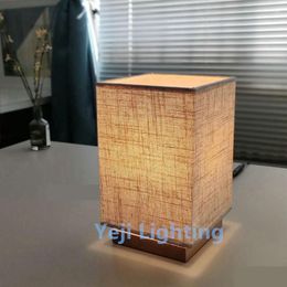 Table Lamps E27 Base Wood Japanese Style Creative Wooden Desk Lamp Bedside With Shade Book Lights For Bedroom Living Room