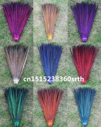 Other Hand Tools wholesale 50pcs beautiful natural pheasant feathers 40-45cm16-18 inch wedding decorate stage performance Clothing accessories 230704