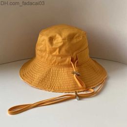 Wide Brim Hats Wide Brim Hats Bucket Hats Multicolor Summer with Windproof Rope Bob Hat Outdoor Riding Hat Men and Women Sun Hat Sun Hat Fisherman Hat Basin Hat Z230704