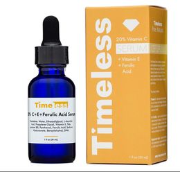 Hot Sale New Timeless Skin Care 20% vitamin c And e Ferulic Acid Serum With Dropper 1 Ounceh Free Shipping