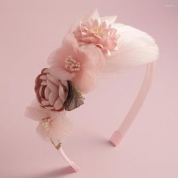 Hair Accessories Princess Fashion Cute Hoop Handmade Party Headwear Flower Headbands Band Wedding Crown