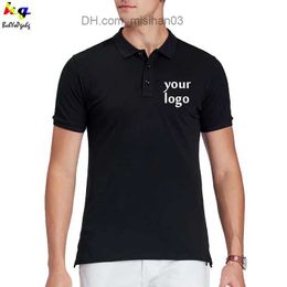 Men's T-Shirts cotton mens shirt custom design men and women summer shortsleeved casual Polo shirt printing team advertising s 220609 Z230706