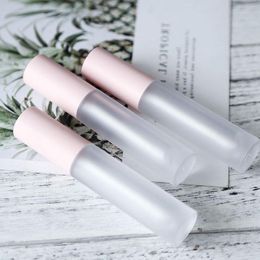 DIY Pink Lip Gloss Containers Empty Frosted Lip glaze tube Mini Lip Gloss Split Bottle Fast Shipping F3157 Qffdl