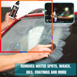 New Car Glass Oil Film Removing Paste Auto Glass Film Coating Agent Waterproof Rainproof Anti-fog Glass Cleaner For Auto Windshield