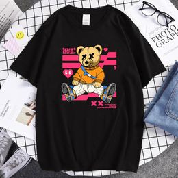 Men's T Shirts I Am The Coolest Teddy Bear High Quality Print Tshirt Casual Summer Men Soft Cotton Clothes Novelty Graphic T-Shirt Mens