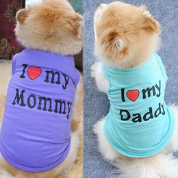 Cat Costumes Cute Clothes Dog Vest Pet Clothing For Fashion Summer Jacket Printed Costume Funny Apparel