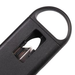 Black Sharp Stainless Steel Cigar Cutter Cigars V-Cut Cutting Knife Cigar Scissors Smoking Accessories Factory Direct Sale