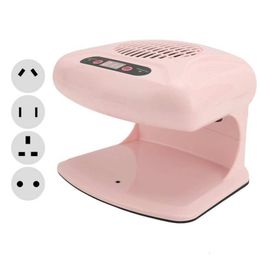 Nail Dryers 300W Single Hand Cold Air Art Dryer Warm Cool Wind Polish Drying Fan Automatic Infrared Sensor Manicure Cleaner 230704