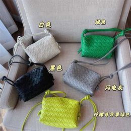 Luxury Bags Trend Bags 2023 23 Spring/summer Four Seasons New Knitted Bag Camera Bag Women's Bag Little Lovely Pillow Bag Tofu Bag Zero Wallet