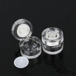 5g Empty Acrylic Nail Art Container Cosmetic Jar Small Sample Cream Pot Nail Gel Powder Box Makeup Tool White F2017820 Cqpln