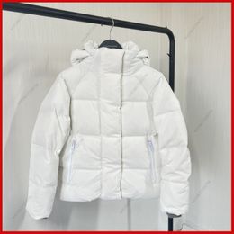 high quality Womens Designer White badge Down Jacket Autumn And Winter Puffer Coat Outerwear Causal Warm Thickened Parkas designers womans Outdoor Goose coats XS-XL