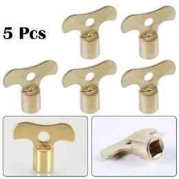 Kitchen Faucets 5Pcs Faucet Keys For Ventilation Air Bathroom Retro Radiator Plumbing Tap Water Switch Handles