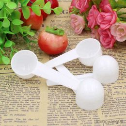 Measuring Tools 5/10pcs/set 10ml 5g Reusable Food Grade Spoon Plastic Measuring Scoop Spoon Milk Coffee Teaspoon Milk Kitchen R230704