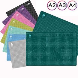 Cutting Mat A2 A3 A4 A5 PVC Cutting Mat Board Durable Self-healing DIY Sewing Student Art Paper Cutting Engraving Cut Pad Leather Craft Tool 230703