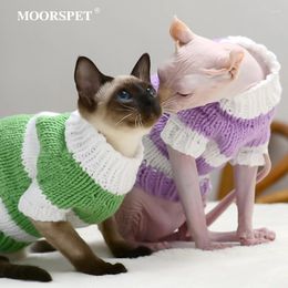 Cat Costumes MPK Series Warm Sweater Pet Clothes Autumn Winter Year Christmas Dress 6 Color Available