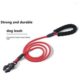 Dog Collars Speed Clamp Leash Medium And Large Leashes High Strength Nylon Leads Doberman Malinois Walking Accessories