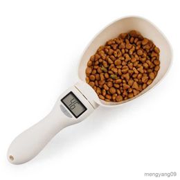 Measuring Tools Electronic Measuring Tool Dog Cat Feeding Bowl Measuring Spoon Pet Food Scale Digital Display Weighing Spoon Weight Volumn R230704