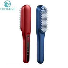 Portable Slim Equipment Negative Lon Hair Growth Comb Anti Loss Therapy Brush P otherapy Stress Relief Massage Vibration Scalp Massager HairCare 230704