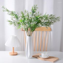 Decorative Flowers 4-forked Strip Full Of Stars Imitation For Home Furnishing Wedding El Decoration Artificial
